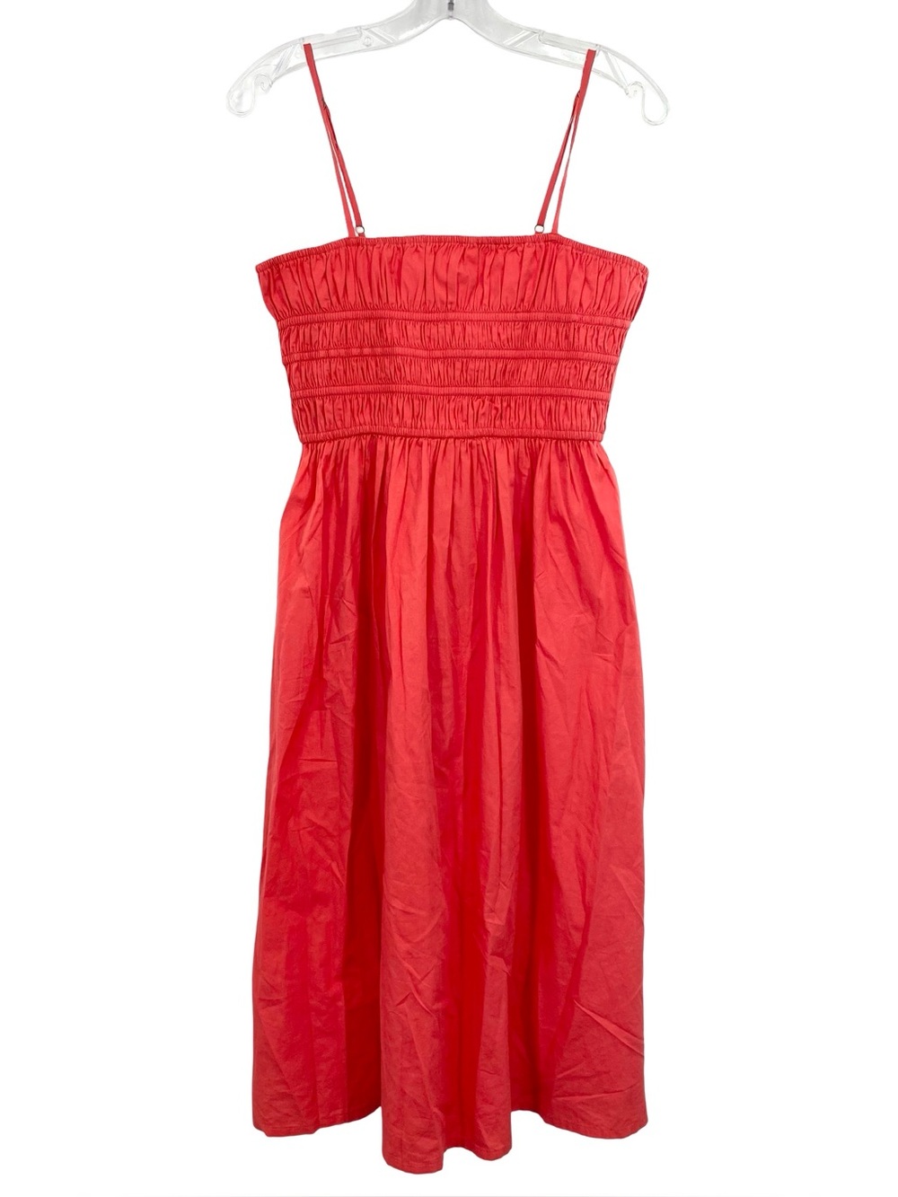 Abound Smocked Cami Cotton Midi Dress Size Medium